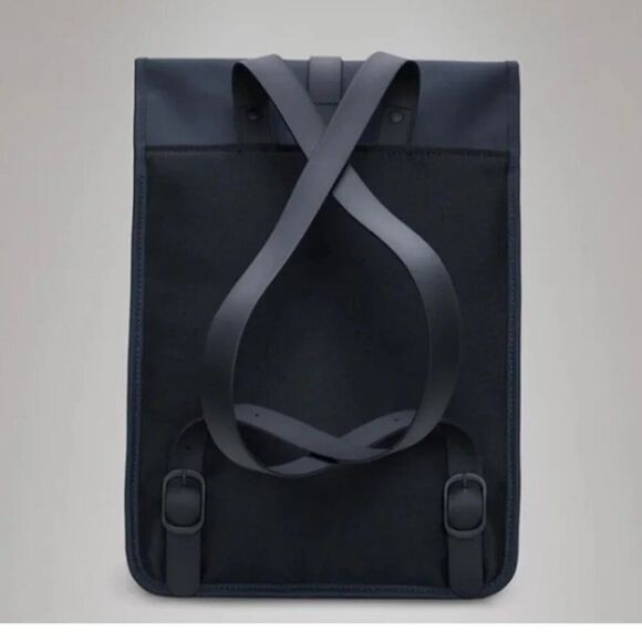 NEW Rains Waterproof Rucksack RFID Minimalist Backpack Unisex NWT Black ⭐️⭐️⭐️⭐️ main image 5